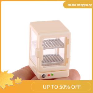 Madha 1 12 Dollhouse Bread Desserts Display Cabinet Model Dollhouse Mini Kitchen Furniture Decoration Dolls House Accessories