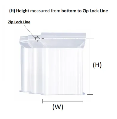 Beg Plastik Zipper (100 pcs) Zip Bag Lock Bag Extra THICK 0.10mm / Plastic Zipper Bag / PE Transparent Plastic Bag With Sealable Zip Bag Lock / beg kunci zip plastik