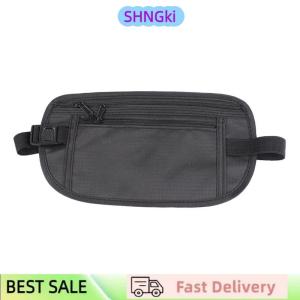 SHNGki 1PC Invisible Travel Waist Packs Waist Pouch for Passport Money Belt Bag Hidden Security Wallet Casual Bag For Men Women