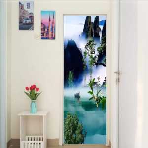 Stiker Pintu Kamar Mandi Stiker Toilet Kamar Mandi Cetak Sendiri ( COD )FLYSTAR STORE