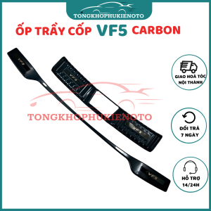 Ốp chống trầy cốp trong và ngoài xe Vinfast VF5/Herio Green CARBON bảo vệchống trầy cốp xe (Hàng cao cấp)