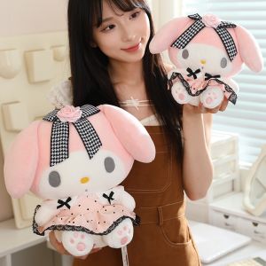 Sanrio Genuine Kawaii My Melody Series Plush Stuffed Toy Soft My Melody Doll Cuddly Plush Toy  Pillow Cushion Cute Bag Pendant Keychain Kids Xmas Birthday Gift