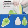 TSTT Multi-Purpose Cleaning Scrub Brush Telescopic Bathtub Cleaner Window Cleaner For Clean Bathroom Kitchen Brush Tile Brush Sponge Brush Floor Brush  Cleaning Tools Set. 