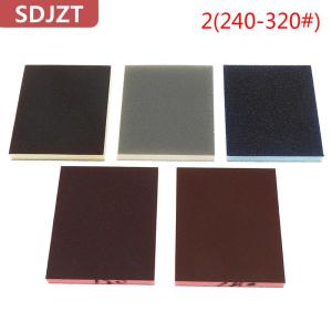 [COD] SDJZT 2ชิ้นขัดขัดฟองน้ำบล็อกแผ่นกระดาษทรายสารพันเครื่องมือขัด