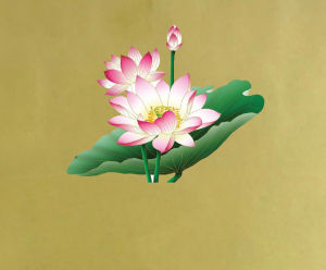 Hình ủi ép nhiệt-hình in áo HOA SEN LOTUS rất đẹp-ủi trực tiếp tại nhà bằng bàn ủibàn làhình in rất đẹp-Gía khuyến mãi-OCEANCOLOR.CLO-LUCK