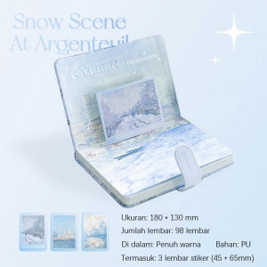 Full Color Buku Diary Nature Pemandangan Korea Vintage Lucu / Notebook / Buku Catatan Unik Penutup