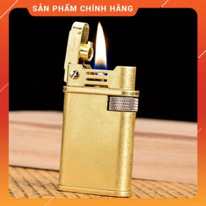 Hộp Quẹt Bật Lửa Xăng Đá Chief CF218 Trơn Thiết Kế Đẹp Độc Lạ Sang Trọng Cao Cấp - Dùng Xăng Bấc Đá Cao Cấp (KHÔNG CHỨA XĂNG GAS)