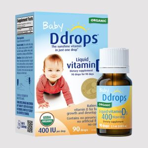 Baby Ddrops Liquid Vitamin D3 400IU 2.5ml 90 drops (Exp 09/2027)