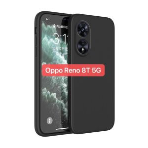OPPO RENO 8T 5G SOFT CASE SUEDE MICROFIBER SQUARE FREE TALI LANYARD SILIKON CASING HANDPHONE