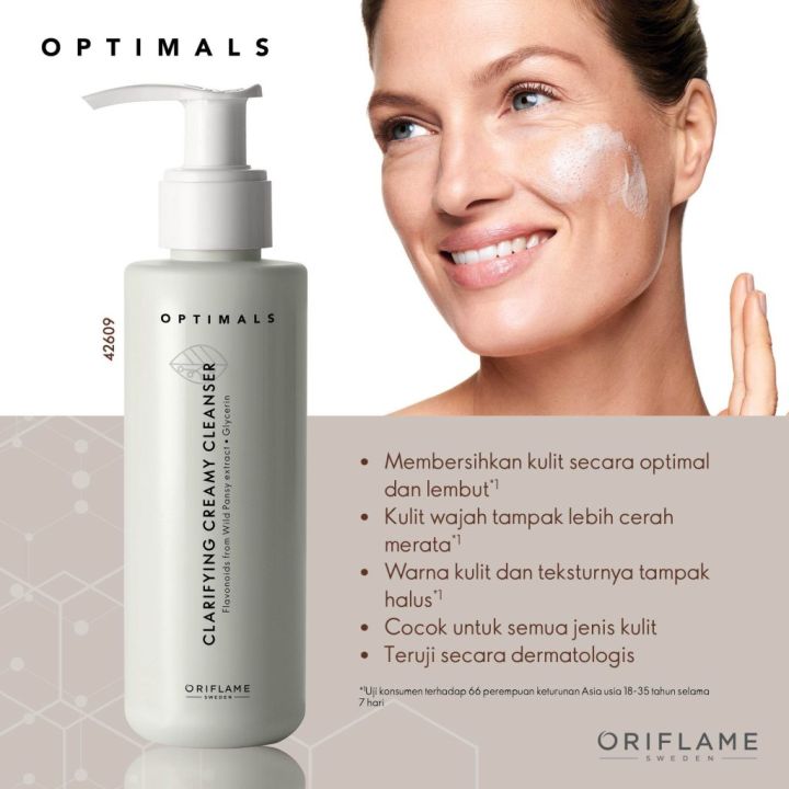 ORIFLAME Optimals Clarifying Creamy Cleanser 150ml Lazada Indonesia