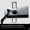 Secretlab MAGNUS Heavy Duty Monitor Arm (Black)  — แขนยึดจอ Heavy-Duty  รองรับจอ Ultrawide สูงสุด  57". 