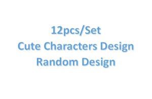 12pcs/Set Kids Cute Princess Beauty Nail Art Set Fake Nails Cartoon Characters With Stick Glue High Quality Press On Nail Art Do it Yourself Personalizes Design