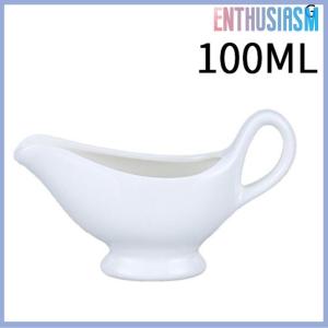 【Enthusiasm】🌟🌟【Hot Sale】🎈 1 chiếc bình rót nước sốt bằng gốm Bình pha cà phê Bình Đựng Nước Sốt Salad