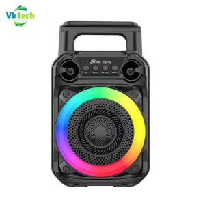 Vodool BT Speaker Stereo Sound Portable Speaker with Microphone Karaoke Speaker Suitable for Home Theater Outdoor Dance Party