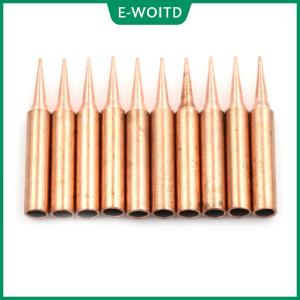 【E-WOITD】 10Pcs Lot 900M-T-I Soldering Tips Pure Copper Low Temperature Soldering Iron
