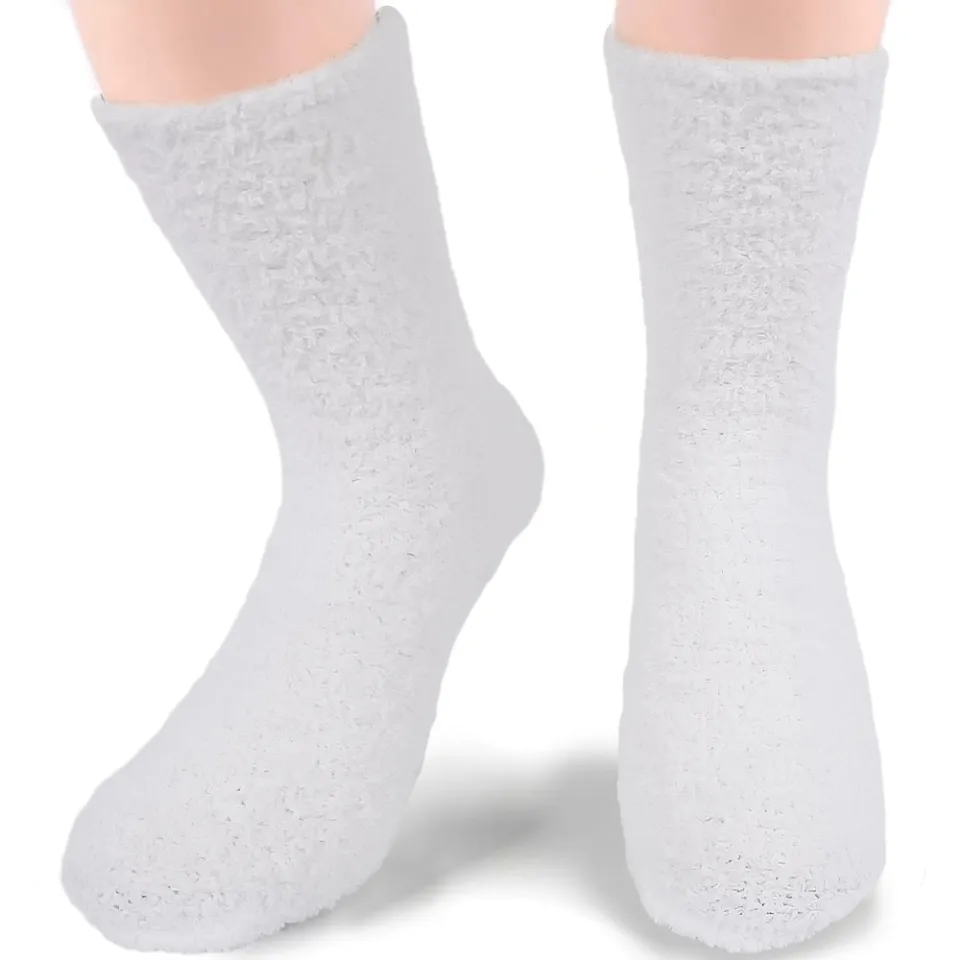 Winter Warm Plush Men's Socks Thick Fluffy Soft Breathable