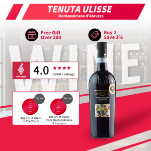 2022 Tenuta Ulisse Montepulciano dAbruzzo Unico 750ml 14% Italy Montepulciano Red Wine