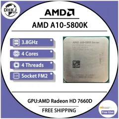 AMD A8-Series A8 7650K A8 7650 A8-7650 AD765KXBI44JA 3.3GHz Quad-Core CPU  Processor Socket FM2+ | Lazada PH