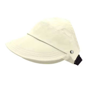 Topi Pelindung Matahari Berongga Pinggiran Lebar Untuk Wanita Musim Panas Topi Pantai Perlindungan UV Bisbol Ekor Kuda Olahraga Beach Bucket Hat UV Protection Visors Fisherman Ponytail Caps ptt