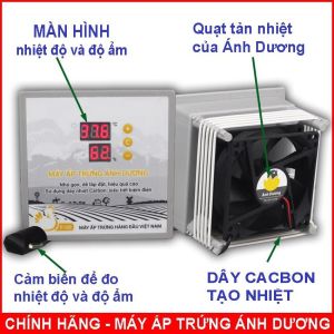 máy ấp trứng gà mini ánh dương p100