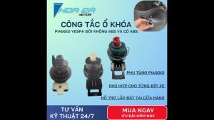 Đế Ổ Khóa/ Công Tắc Ổ Khóa Xe Piaggio Vespa Chính Hãng và Cao Cấp Phụ tùng chính hiệu thay thế chuẩn zin