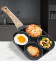 【KW】Rolled Egg Japanese Style Cooking Tool Maifanite Stone Kitchen Non-stick Omelette Tamagoyaki Breakfast Frying Pan. 