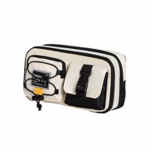 LANCE Large Capacity Student Stationery Bag High Appearance Multilayer Pencil Pouch Portable Dirt-resistant Pen Bag Students Use