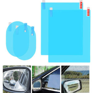 Bộ 4 Miếng Fim Nano Dán Gương Kính Chống Nước Chống Sương Mù  Tăng Độ Sáng Cho Gương Ô Tô