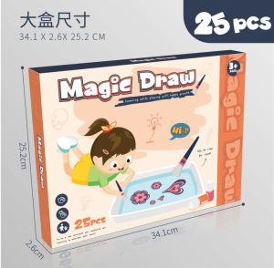 [Ready Stock - local] Toddler / Children Montessori Play Toy for Magic Drawing on Water and Photo-printing onto A4 Paper.Ideal for Gift and souvenir