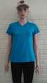 Floline Ols- Kaos V-Neck Spandek Rayon Cewek 01 Atasan Wanita. 