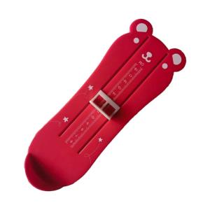 Portable Infant Foot Measurer With Cartoon Bear Theme Lovely Animal Interactive Toddler Foot Measurement Tool