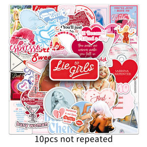 50PCS Singer Actor Sabrina Carpenter Character Image Graffiti Stickers Handbook Suitcase Personality Diy Decorative Waterproof Stickers