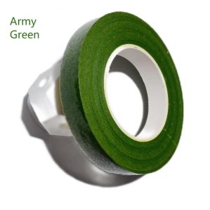 Self adhesive florist tape floral artificial stem tape wrapping wire DIY making nylon stocking flower flowers crepe tape wrap florist wire stretch to make crepe tape sticky floral tape