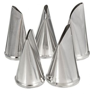 【On Sale】5Pcs/Set Large Icing Piping Nozzles Decorating Tip for Cake Icing Buttercream Pastry Decoration Baking Tool