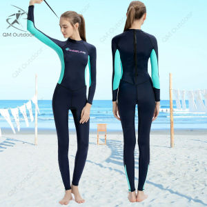 2MM Neoprene Wetsuit for women Long Sleeve diving suit pink