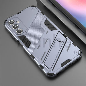 For Samsung Galaxy A25 5G Phone Case ，Luxury Punk Armor Magnetic Holder Lens Protection Shockproof Phone Back Cover