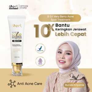 B ERL Very Berry Acne Spot Treatment Cream - Mempercepat Keringnya Jerawat - Obat Totol Jerawat - Salicylic Acid