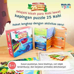 BONUS POSTER & PRINTABLE - Puzzle Sirah Nabi dan Rasul Yaumi Kids Mainan Anak Edukasi