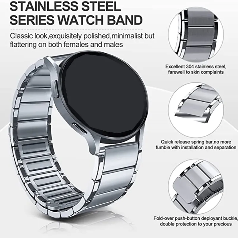Metal Magnetic Strap for Amazfit GTR Mini Stainless Steel metal bracelet  Strap for Amazfit GTR 4/GTR 3/GTR Pro/GTR 2/GTR 2e/Pace watchband