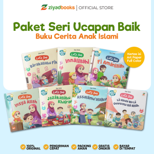 Ziyadbooks - Buku Cerita Anak Islami - Paket Seri Ucapan Baik (Isi 7 Buku) - Soft Cover