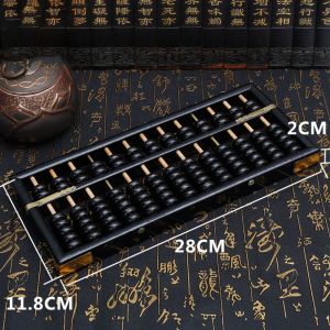 OURTOUR Bằng gỗ Bàn tính bằng gỗ Nhiều màu Hình vuông Giá tính toán Bền 13 chữ số Bàn tính Đếm Trẻ em