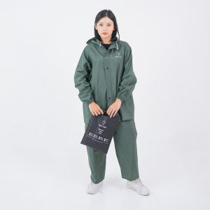 JAS HUJAN SETELAN PRIA WANITA BY ADS BAHAN PVC 025 TEBAL LENTUR ANTI REMBES BERKUALITAS