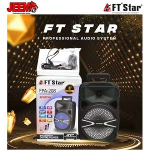 FTStar FPA-208 Portable BluetoothSpeaker  Wireless Mic