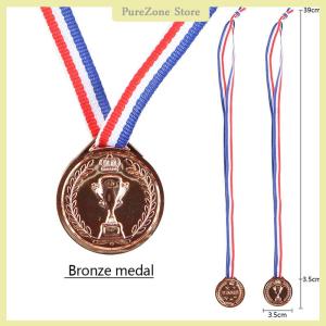 [PureZone] Gold Silver Bronze Award Medal Winner Reward Football Competition Prizes Award Medal For Souvenir Gift Outdoor Sport Kids Toys