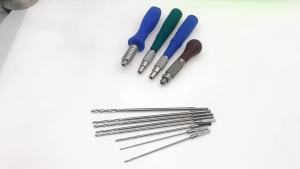 QSWTITAN 1 pc Orthopedic AO Quick Coupling Handle Bone Drill Bits Veterinary Orthopedic Instrument