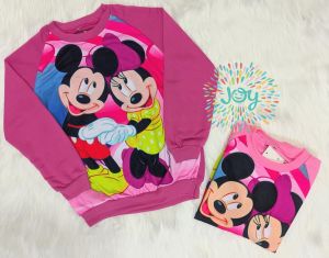 JoyKids Sweater Anak Perempuan Cewek Mickei  Mouse ( Umur 9 - 13 Tahun )