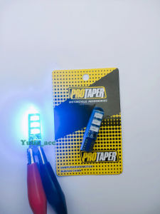 PROMO Lampu Sen Variasi 4 PCS Lampu Sen Kedip LED T10 6 Mata & Paket Bohlam Lampu Sein SEN Jelly LED T10 SIGN Reting Motor Flash Stobo - BIRU