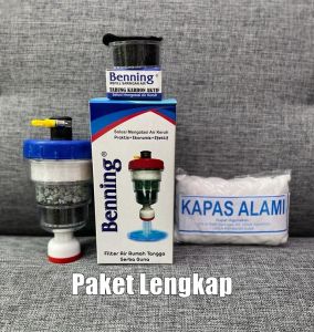PAKET BENNING JUMBO LENGKAP Saringan Air Water Filter Penjernih Air Serbaguna 3 Susun