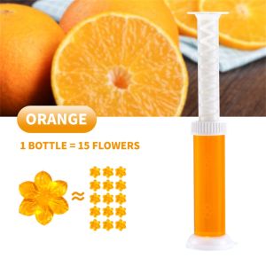 1PC Gel Toilet Bowl Cleaner Flower Stamp Toilet Deodorizing Gel Stamp Toilet Flask Odor Remover