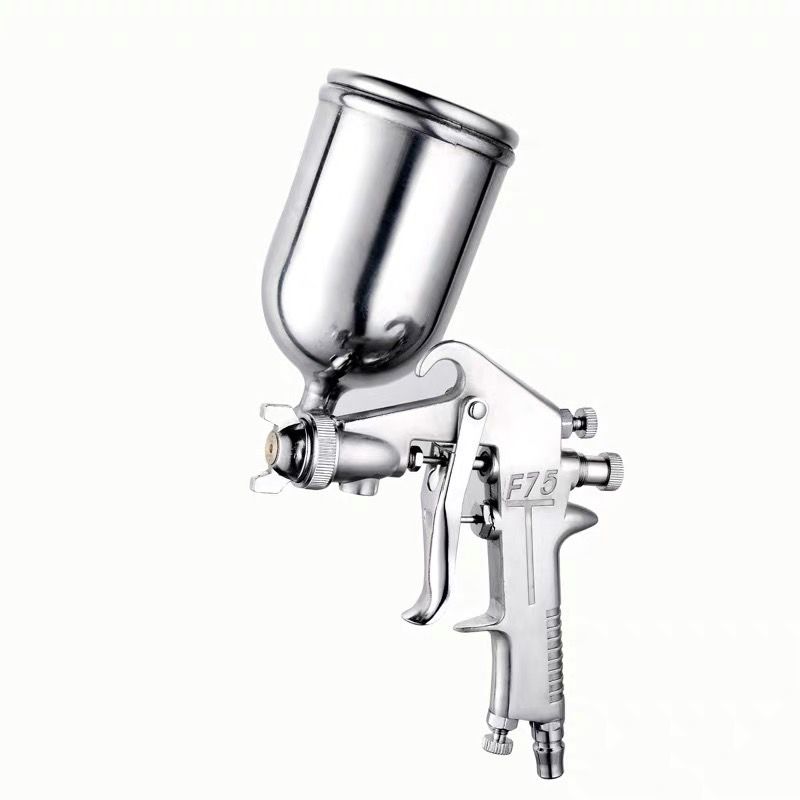 หมุนกาพ่นสี แบบหงาย รุ่น  400ml และระบบดูดสีก้นถ้วย Paint Sprayer หัวพ่น 1.5mm อุปกรณ์พ่นสีรถ หัวสเปรย์พ่นสีรถ กาพ่นสีคุณภาพสูง กาพ่นสีลม กาบน